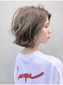 【ベージュ】ピンクグラデーション,アッシュピンク