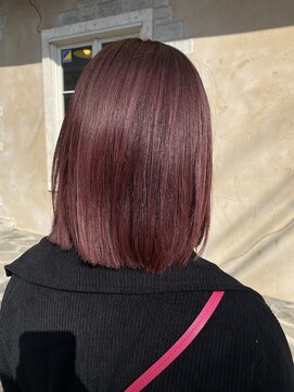 デコヘアー キートス(DECO HAIR kiitos) バーガンディーカラー