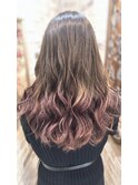pink×グラデーション