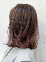 アルバム 渋谷パルコ(ALBUM)&nbsp;ライト3Dハイライト_グレージュカラーボブウルフ_ba309363