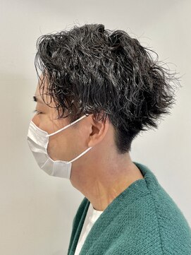 アッシュ 十日市場店(Ash) 波巻き&ツイストスパイラルパーマMIX