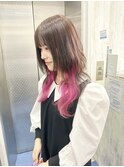 *インナー*ウルフ×ピンク×ブラウン