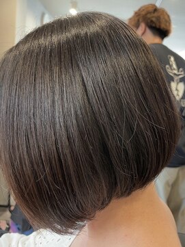 アフェクト 上大岡(affect) 髪/マチルダボブ/ピンクベージュ/インナーグレージュ/上大岡