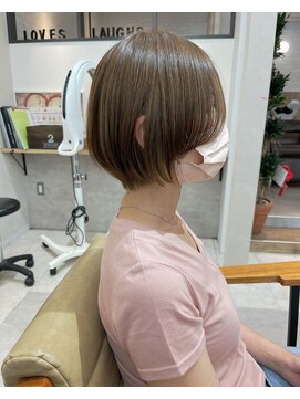 ヘアーザラブズラフズ オーガニカ 北九州(HAIR THE LOVES LAUGHS ORGANICA) ミセスショートカット*