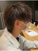 ツイストスパイラルパーママッシュメンズパーマ波巻きパーマ