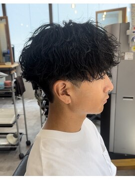 ブリーチ 金沢店(BLEACHi) 波巻きスパイラルパーマツイストスパイラルパーマメンズマッシュ