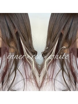 アンルーク ヘア(+1 unluke hair) [+1unluke]2026-SS/inner×red×white