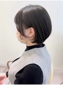 【耳掛け丸みショート】