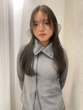 ゼスト パーク(ZEST PARK) ブリーチなしオリーブ/艶髪/レイヤーカット/ブリーチなしカラー