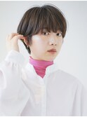 オリーブベージュ/ウェットヘア/ショートヘア/30代/40代/50代