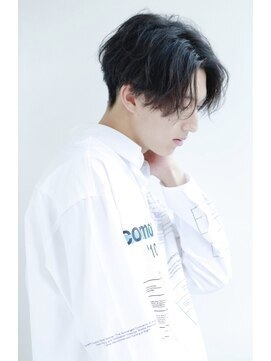 リップス 原宿(LIPPS) 前下がりセンターパートゆるスパイラル