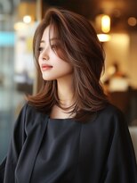 アルトリスト(Altruist Aging×HAIR&SPA)&nbsp;★ダークアッシュ大人ガーリーボブ着物ミディアムレイヤーカット