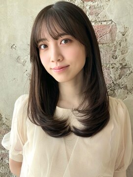 アフロート ルヴア(AFLOAT RUVUA) くびれヘア/レイヤー/顔まわり/サイドバング/こなれミディ