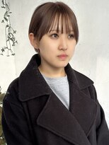 トレヘアー 京都 烏丸(tRe hair)&nbsp;マッシュショート　ダブルカラー　ブラウン