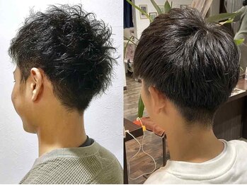 トゥルートラスト アン 下石田店(True Trust un)の写真/【メンズ口コミ高評価】《メンズ限定★カット+眉毛カット¥4950》年齢による髪のお悩みも対応◎