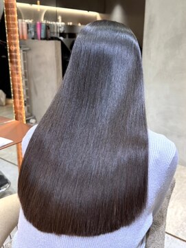 リール 銀座(R'EEL) メルティカラーフェミニンロング似合わせカット髪質改善縮毛矯正