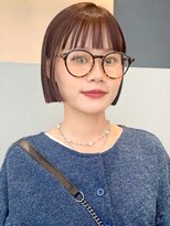ケーツー あべのキューズモ－ル店(K-two) タイトな大人ボブ*ミニボブ*切りっぱなしボブ*レッドブラウン