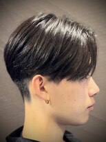 ヒロギンザ 六本木店(HIRO GINZA)&nbsp;ナチュラル前下がりセンターパート　六本木　センターパート