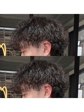 髪屋 紬 メンズ/メンズパーマ/メンズカット/波巻きパーマ