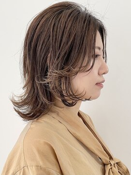 インセプション 銀座(INCEPTION) くびれレイヤー・ボブ/丸顔/前髪あり/絶壁解消/30代/40代/長め