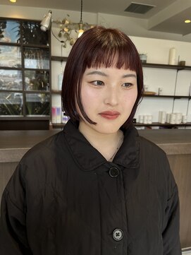 ドレープ(Dreap) 【杏】切りっぱなしボブ