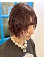 デイズ(DAYS) 顔周りレイヤー　切りっぱなしミニボブ
