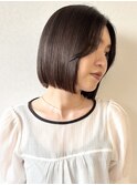 【モリオ松戸 石山】大人可愛いナチュラルボブミニボブ前髪無し