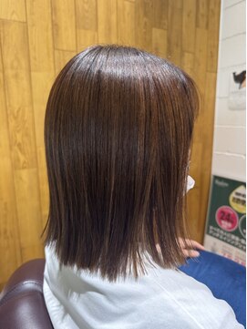 チアー ヘアリラクゼーション(cheer HAIRRELAXATION) 切りっぱなしボブ