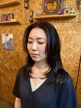 ノラ カマクラ(NORA kamakura) 美髪レイヤーカット/顔まわりレイヤー/カーテンバング/