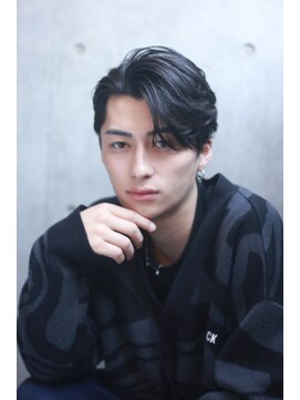 ルーカ 恵比寿(LU-CA) かきあげバングアシメスタイリング