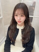 クム(kumu) レイヤーカット /縮毛矯正/前髪/顔周り/名古屋/栄/韓国サロン