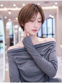 韓国レイヤー顔周りカット透明感カラー髪質改善艶髪シースルー
