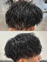 ラヴィラ(la villa)&nbsp;ルーズ波巻きパーマ×Vマッシュ(小山市/小山駅/小山市美容室)