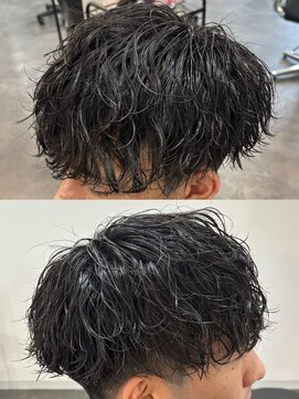 ラヴィラ(la villa) ルーズ波巻きパーマ×Vマッシュ(小山市/小山駅/小山市美容室)