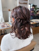 オートル 綱島店(AUTRE by FUGA hair)&nbsp;ハーフアップ＊ミディアムヘアアレンジ/20代30代40代50代