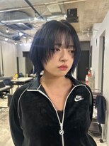 ネオ(neo.)&nbsp;ブルーブラック/レイヤーカット/デザインカット