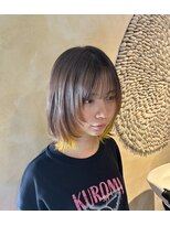 ルーンバイアンツ 茅ヶ崎北口店(Lune. by ANT'S) 20.30.40代シャギーウルフ/インナーカラー/レイヤー/ヘッドスパ