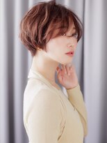 カバーヘア ブリス 志木南口駅前店(COVER HAIR bliss)&nbsp;透明感ミルクティーブロンド小顔マッシュショートZ志木20代30代