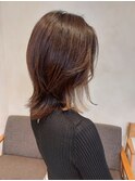 ☆インナーカラー ミルクティーベージュ くびれウルフ☆