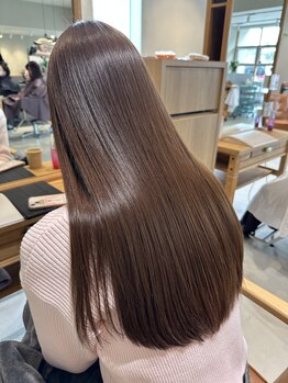 エテレ(etele)の写真/巻ける縮毛矯正で思い通りのスタイルが簡単に仕上がる◎癖毛やうねりでお悩みの方は是非お任せ下さい！