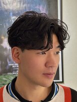 カウンター(COUNTER) メンズセンターパート/シャドウパーマ【初回¥13,500】
