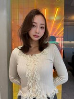 ロンドルーチェ 心斎橋(Lond luce)&nbsp;グレージュ×ハッシュカット［髪質改善/縮毛矯正/ボブ］