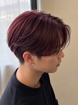 サラジュ 仁川店(SARAJU) 【メンズ特化】森山担当 韓国風センターパート×ワインレッド