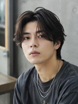 MEN'S salon Rue de noel メンズカット/パーマ/眉毛【ルード ノエル】&nbsp;Men's_ミディアム_マッシュウルフ_束感