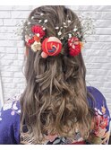 袴ヘアセット