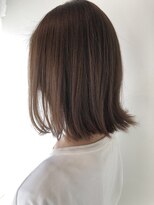 ミラバイグリーン(Mira by green)&nbsp;【担当JUN】　外ハネボブ耳かけ似合わせカット大人かわいい