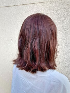 パリスパート2 明るめ ピンクヘアカラー