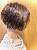 【34才女性公務員】抜け感 丸みショート 名古屋の美容室actif