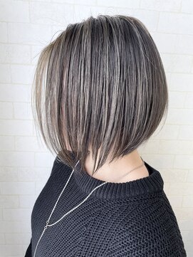 アルマヘア(Alma hair) ハイライト☆ラベージュボブ