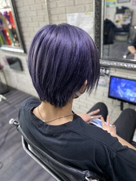 ミミック (mimic) 【派手髪】剣持刀也風カラー【パープルアッシュ】
